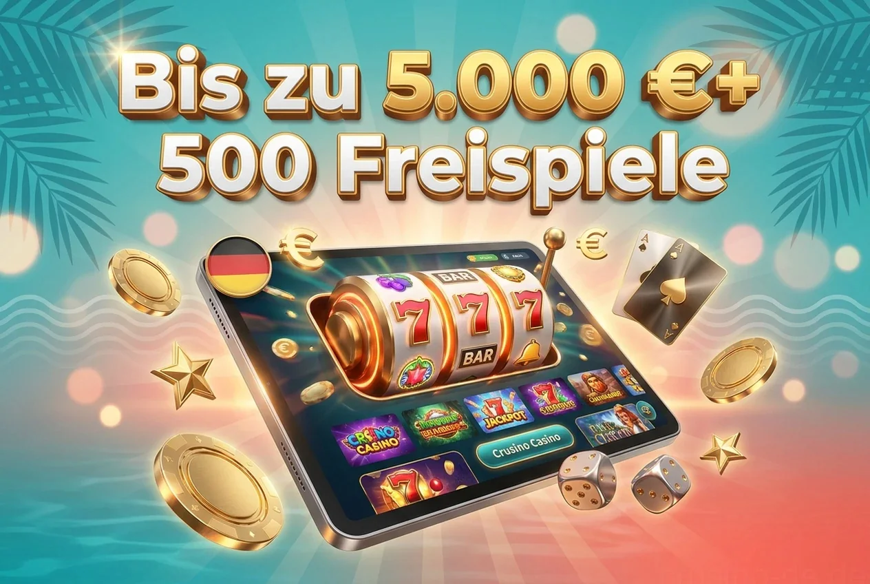 Bis zu 5.000 €+ 500 Freispiele